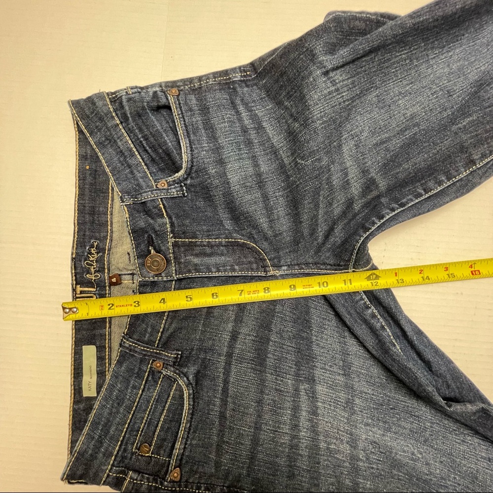 Kut From The Kloth Katy Boyfriend Jeans Dark Wash Mid Rise Blue Sz 4 - Picture 9 of 16